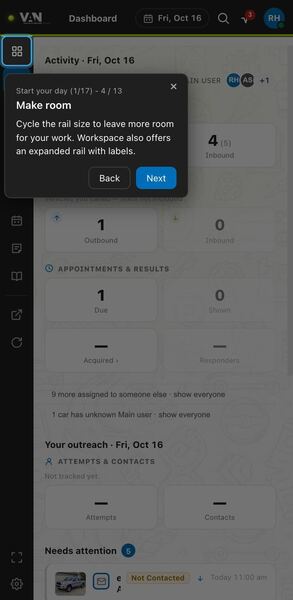 Screenshot: Make room