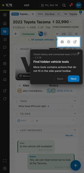 Screenshot: Find hidden vehicle tools