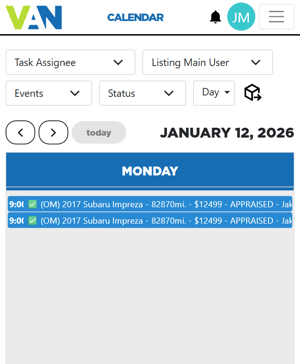 Mobile-Calendar