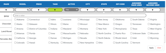State-filter