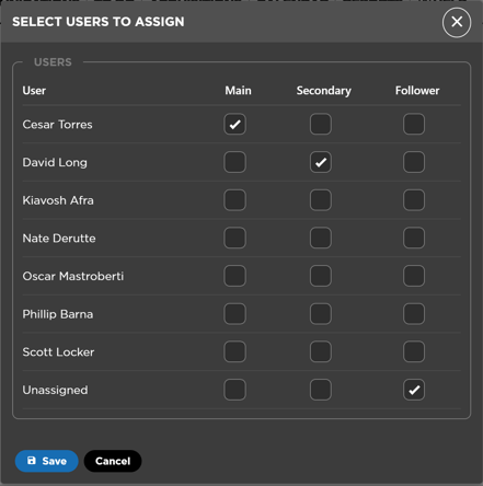 Users-interface